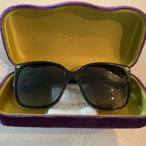 Gucci GG0022S Square Sunglasses